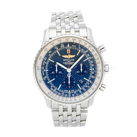 breitling navitimer 01 blau|pre owned breitling navitimer 01.